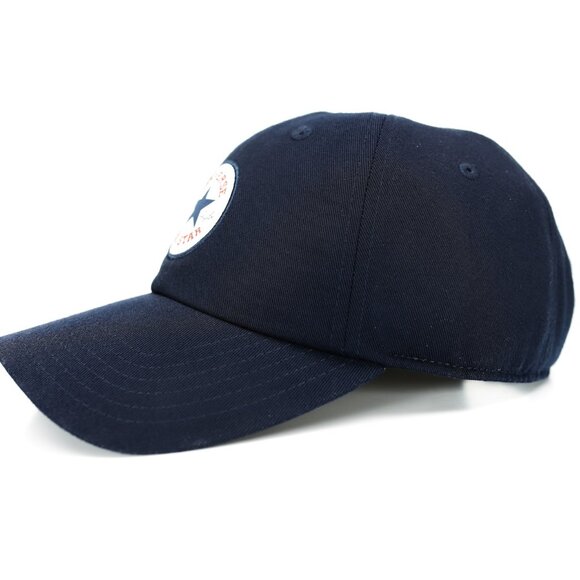 Converse All Star Chuck Taylor Patch Baseball Golf Cap Navy One Size OS New - Picture 2 of 8